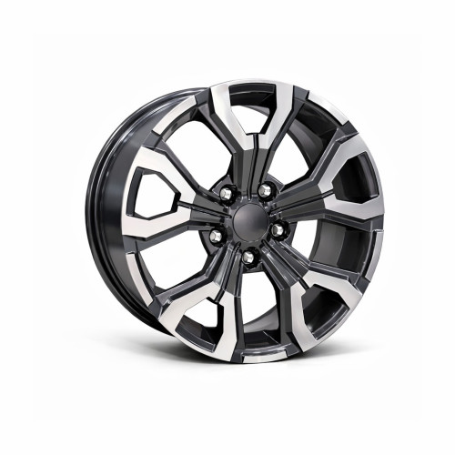 Jante DY1887 GM/LD KM 17x7 5x114.3 ET35 gri antracit polish compatibile Dacia, Renault, Nissan, Toyota, Subaru, Honda, Lexus